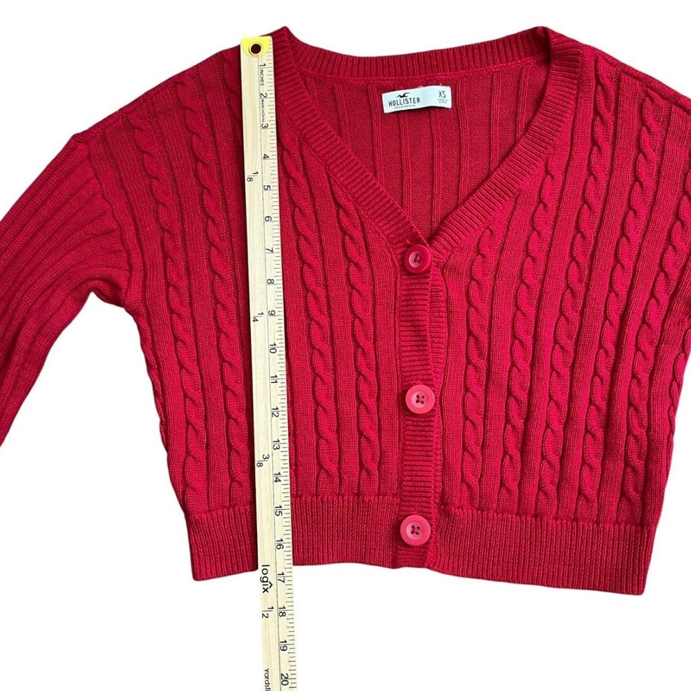 Hollister Cable Knit V Neck Long Sleeve
Cropped Cardigan XS - Picture 6 of 8